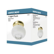 1 LIGHT 6" BALL FIXTURE - 60-6029