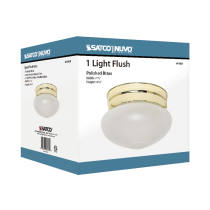 1 LIGHT SMALL MUSHROOM FLUSH - 60-6030