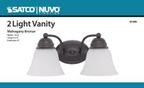 EMPIRE 2 LIGHT 15" VANITY - 60-6086
