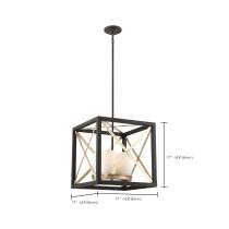 BOXER 4 LIGHT PENDANT - 60-6134