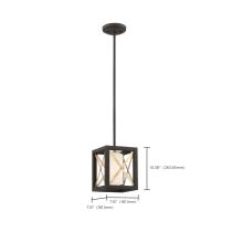BOXER 1 LIGHT MINI PENDANT - 60-6135