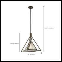 MYSTIC - 1 LT MED PENDANT - 60-6282