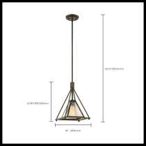 MYSTIC - 1 LT SMALL PENDANT - 60-6283