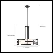 LANSING 3 LIGHT PENDANT - 60-6435