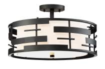 LANSING 3 LGT SEMI FLUSH - 60-6436