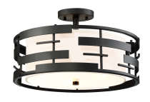 LANSING 3 LGT SEMI FLUSH - 60-6436