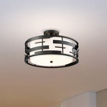 LANSING 3 LGT SEMI FLUSH - 60-6436