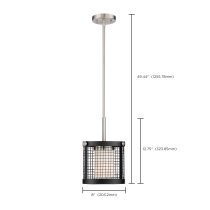 PRATT 1 LIGHT MINI PENDANT - 60-6451