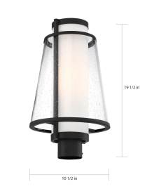 ANAU 1 LIGHT POST LANTERN - 60-6605