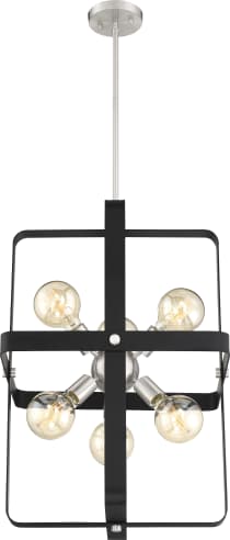 PRANA 6 LIGHT FOYER PENDANT - 60-6623