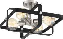 PRANA 4 LIGHT FLUSH MOUNT - 60-6624