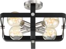 PRANA 4 LIGHT FLUSH MOUNT - 60-6624
