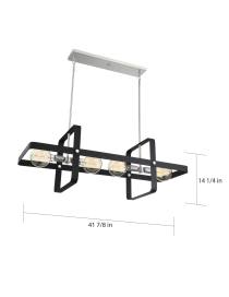 PRANA 4 LIGHT ISLAND PENDANT - 60-6625