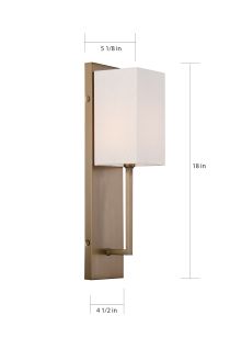VESEY 1 LIGHT WALL SCONCE - 60-6692