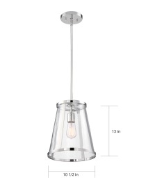 BRUGE 1 LIGHT PENDANT - 60-6698