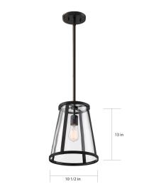 BRUGE 1 LIGHT PENDANT - 60-6699
