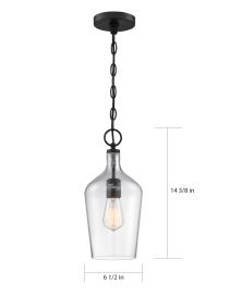 HARTLEY 1 LIGHT PENDANT - 60-6749