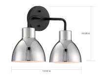 SLOAN 2 LIGHT VANITY - 60-6772