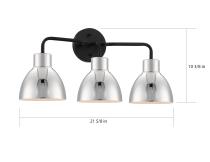 SLOAN 3 LIGHT VANITY - 60-6773