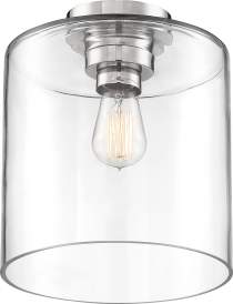 CHANTECLEER 1 LIGHT SEMI FLUSH - 60-6778