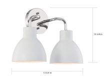 SLOAN 2 LIGHT VANITY - 60-6782