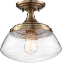 KEW 1 LIGHT SEMI FLUSH - 60-6797