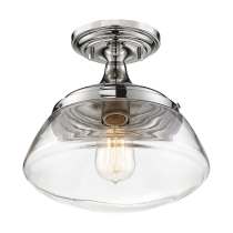 KEW 1 LIGHT SEMI FLUSH - 60-6798