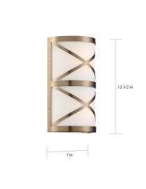 SYLPH 2 LIGHT VANITY - 60-6842
