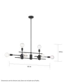 DELPHI 8 LIGHT ISLAND PENDANT - 60-6862