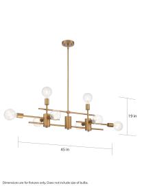 DELPHI 8 LIGHT ISLAND PENDANT - 60-6872