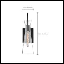 BAHARI 1 LIGHT WALL SCONCE - 60-6877