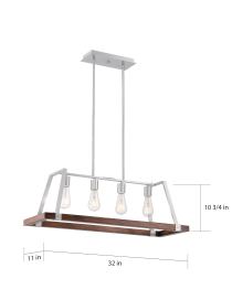 OUTRIGGER 4 LT KITCHEN PENDANT - 60-6884