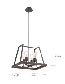 OUTRIGER 4 LIGHT PENDANT - 60-6893