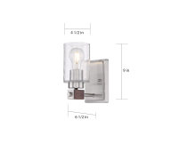 ARABEL 1 LIGHT VANITY - 60-6961