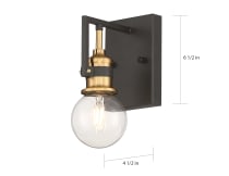 INTENTION 1 LIGHT VANITY - 60-6971