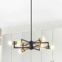 INTENTION 6 LIGHT CHANDELIER - 60-6976