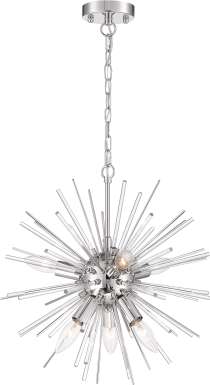 CIRRUS 8 LIGHT CHANDELIER - 60-6993