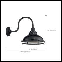 NEWBRIDGE 1LT LG OUTDOOR WALL - 60-7002