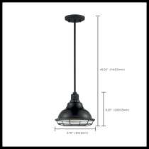 NEWBRIDGE 1LT SMALL PENDANT - 60-7003