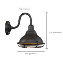 NEWBRIDGE 1LT SM OUTDOOR WALL - 60-7011