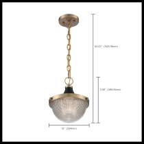 FARO 1 LIGHT SMALL PENDANT - 60-7059