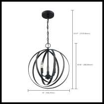 PENDLETON 3LT PENDANT - 60-7067