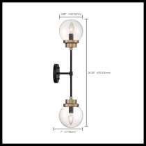 AXIS 2 LIGHT WALL SCONCE - 60-7122
