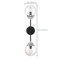 AXIS 2 LIGHT WALL SCONCE - 60-7132