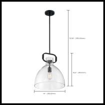 TERESA 1 LT BELL PENDANT - 60-7152