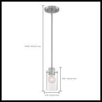 SOMMERSET 1 LIGHT MINI PENDANT - 60-7170