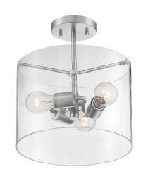 SOMMERSET 3 LIGHT SEMI FLUSH - 60-7178