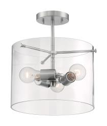 SOMMERSET 3 LIGHT SEMI FLUSH - 60-7178