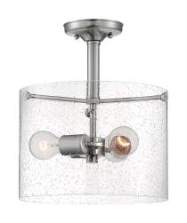 BRANSEL 3 LIGHT SEMI FLUSH - 60-7188