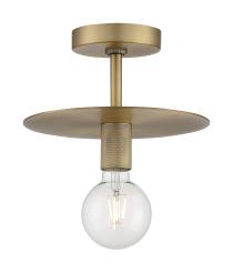 BIZET 1 LIGHT SEMI FLUSH - 60-7244